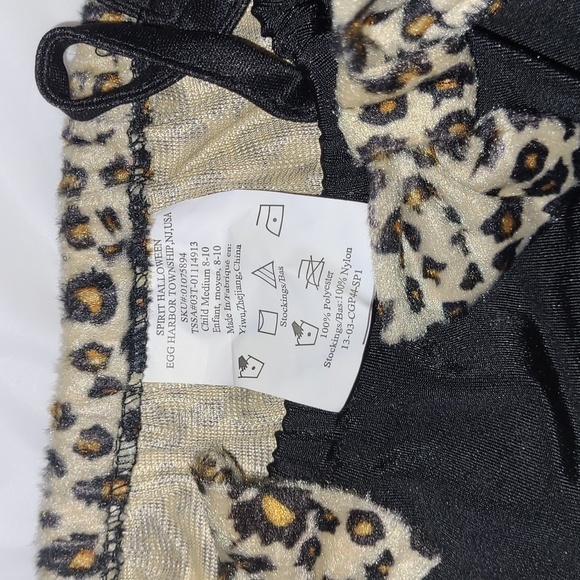 EUC Spirit Halloween🎃 Girls' Wild Cat Costume, Med. 8-10 🐆 Cute Leopard Outfit - Picture 15 of 16